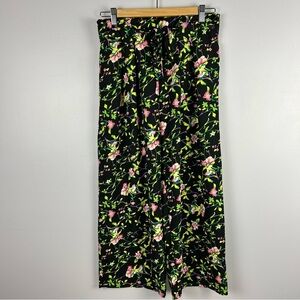 Mercer & Madison Floral Multicoloured Wide Leg Pants Medium